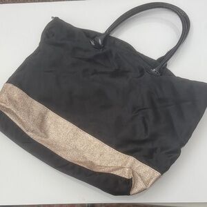 Elegant Black and Gold Women's Tote Bag